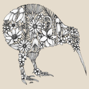 Kiwi Flora Men's Staple Tee Design