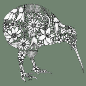 Kiwi Flora Mali Tee Design
