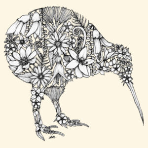Kiwi Flora Tote Design