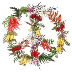 Peace of NZ Maple Tee Design