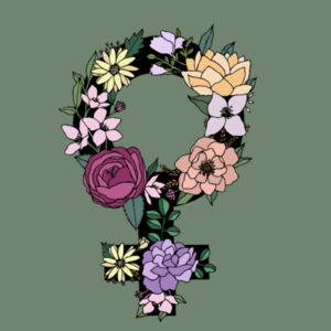 Woman in Bloom Women's Crew Design