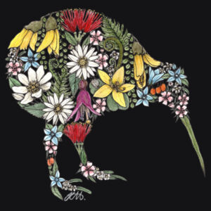 Colourful Kiwi Flora Women's Mali Tee Design