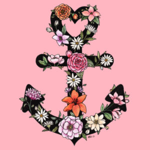 Floral Anchor Tote Bag  Design