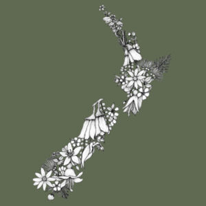 NZ Flora Men's Staple Tee Design