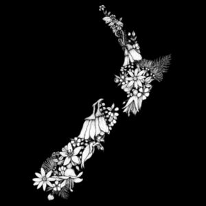 NZ Flora Women's Maple Tee Design