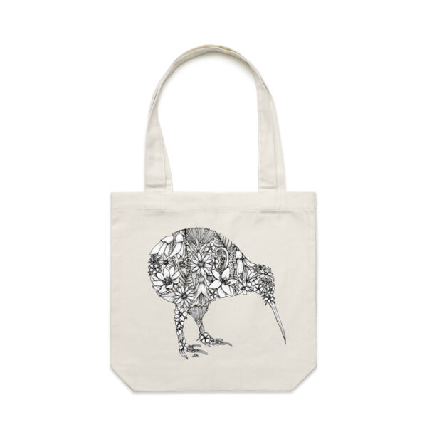 Kiwi Flora Tote Thumbnail