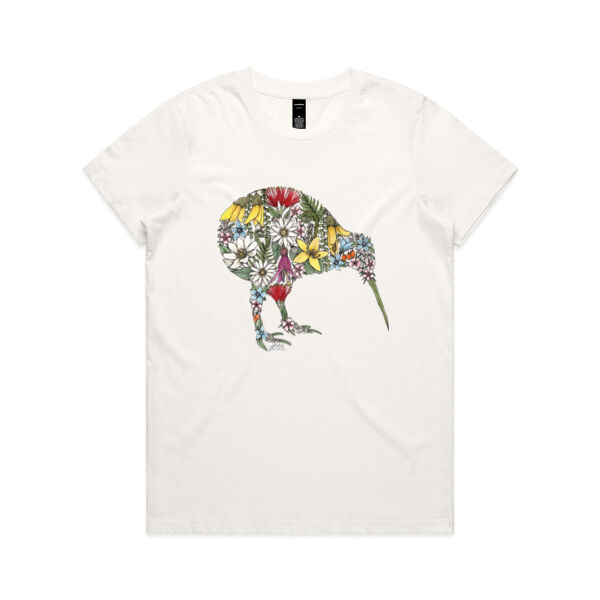 Colourful Kiwi Flora Women's Maple Tee Thumbnail