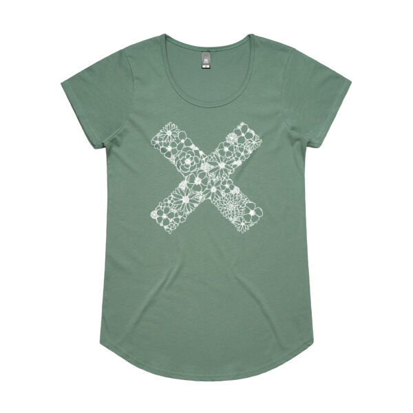 Floral Cross Women's Mali Tee Thumbnail