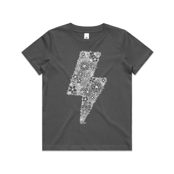 Floral Lightning Kid's Tee Thumbnail