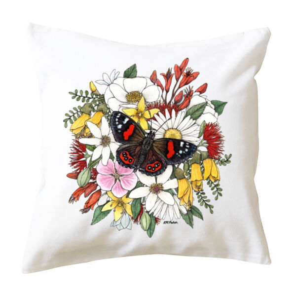 Red Admiral's Joy Cushion Cover Thumbnail